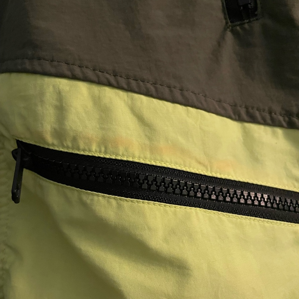 Men's Three-Toned Shorts - Olive and Black - Picture 5 of 5